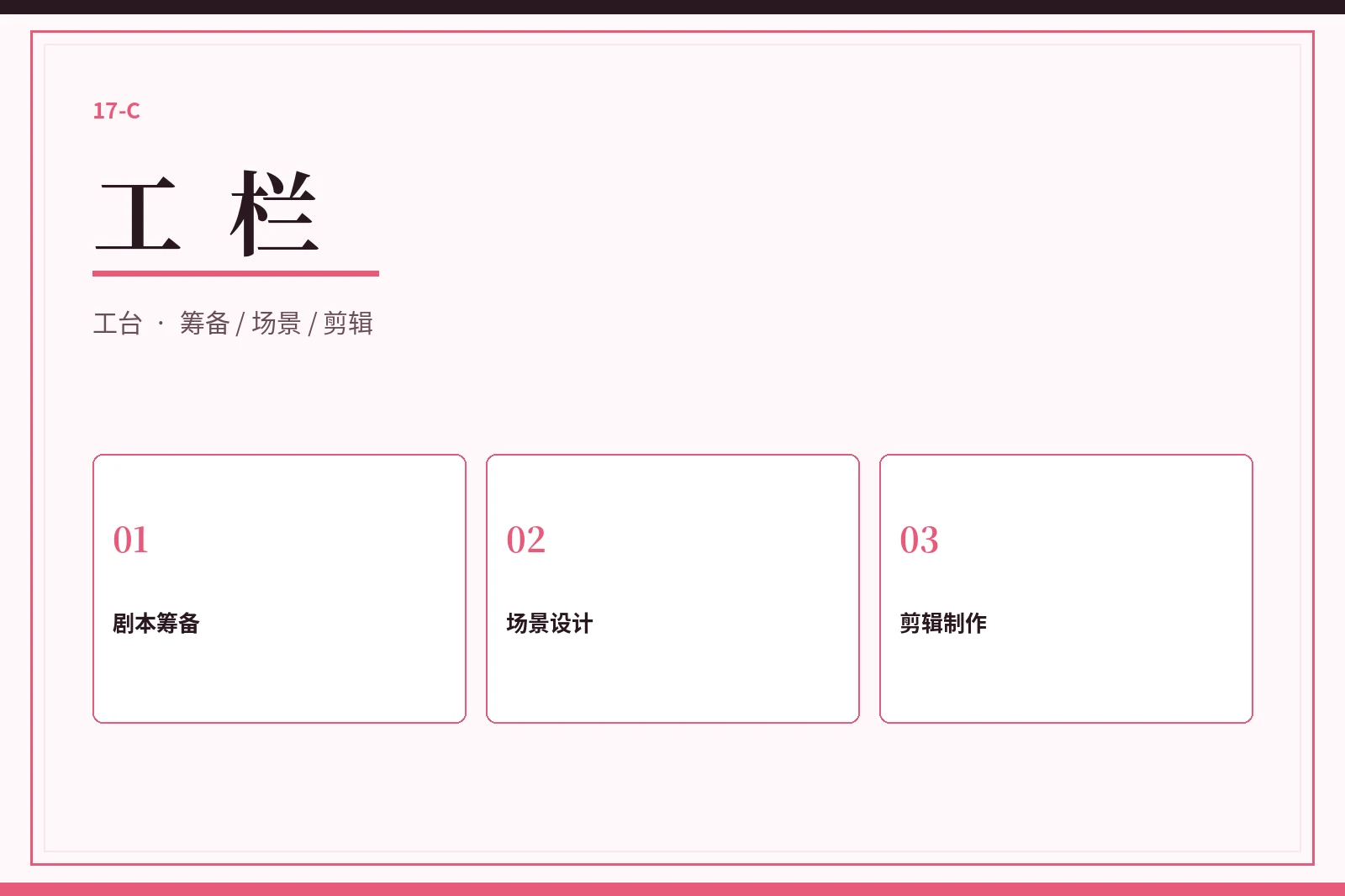 工栏内容图