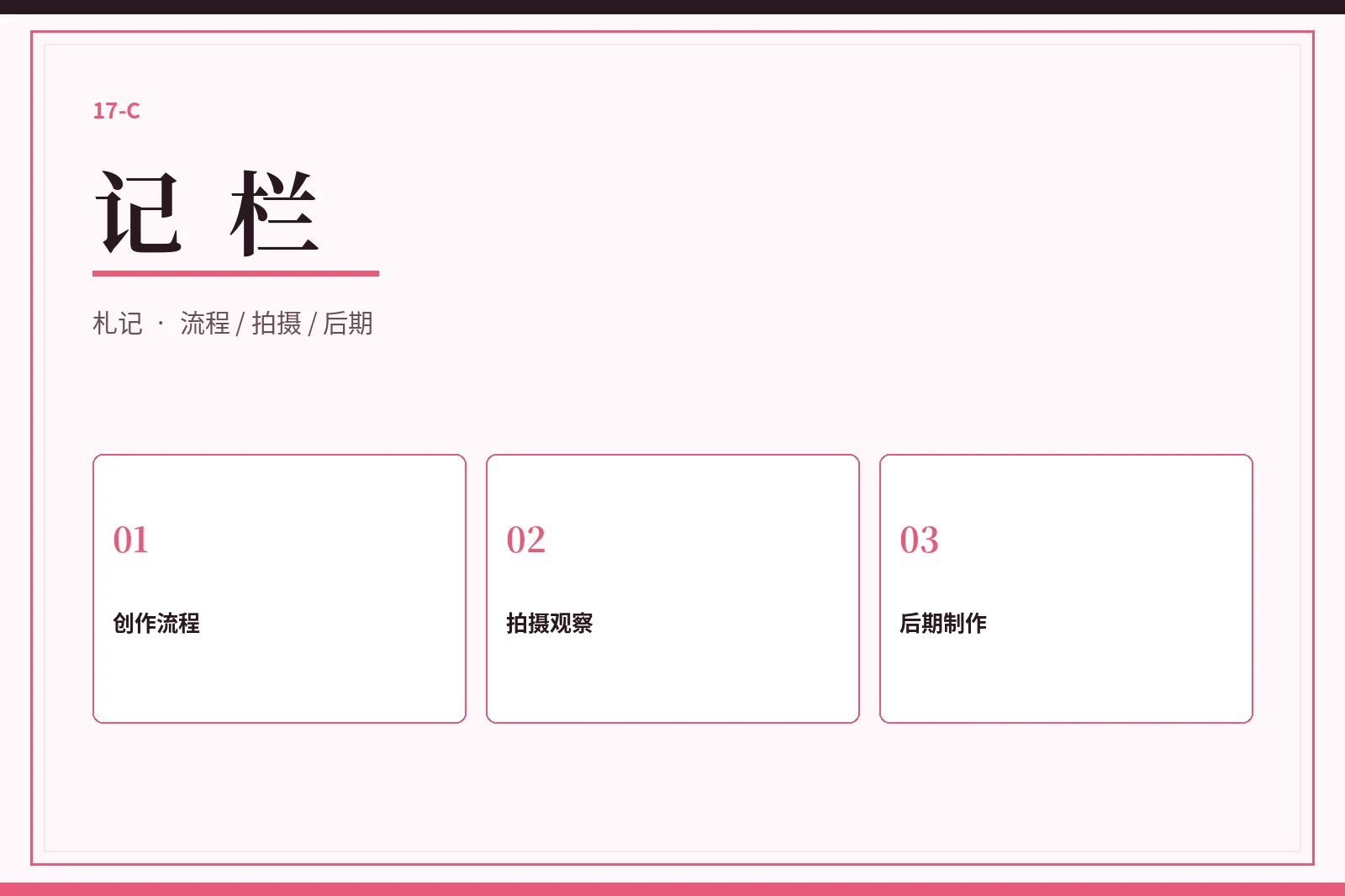 记栏内容图